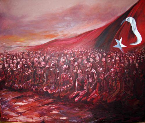 İstiklal Marşı tabloda