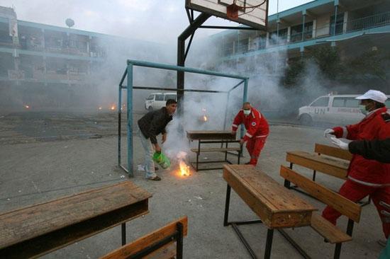 Gazze'de bir okul  - Resim 17