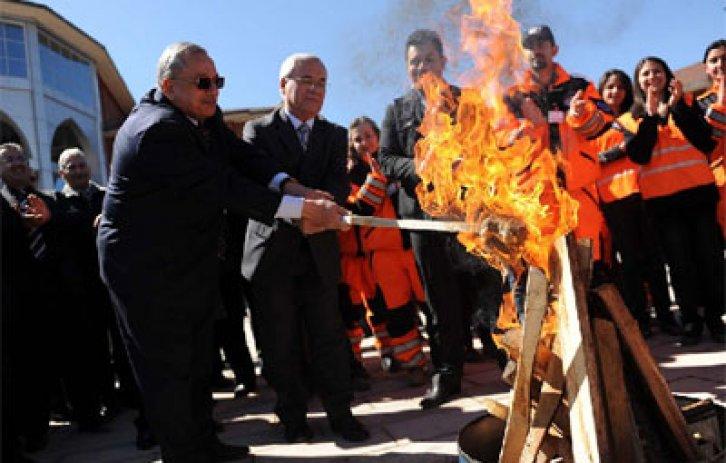 Nevruz ateşi her yerde