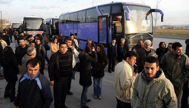 TEKEL işçilerine Ankara'nın girişinde engelleme  - Resim 11