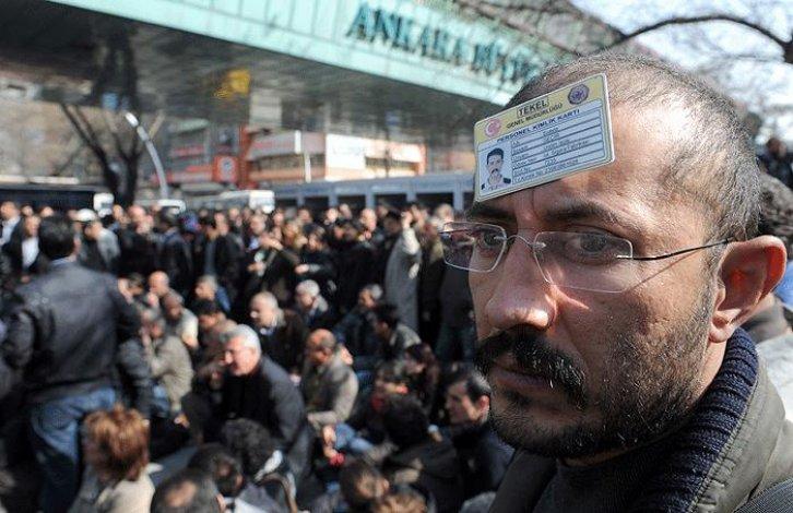 Ankara'da TEKEL meydan savaşı  - Resim 17