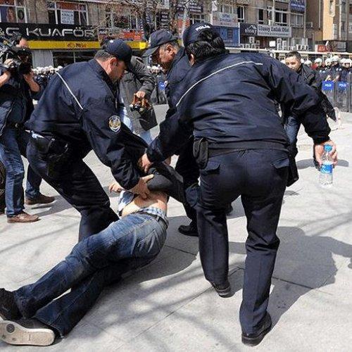 Ankara'da TEKEL meydan savaşı  - Resim 34