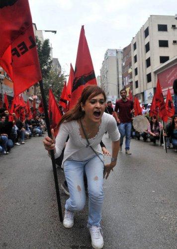  Taksim'de 1 Mayıs coşkusu - Resim 23