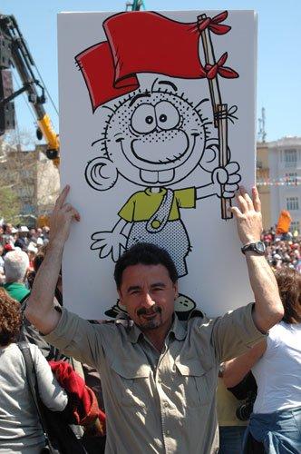 Coşkulu 1 Mayıs'tan enteresan kareler - Resim 28