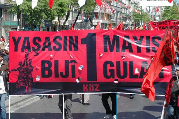 Coşkulu 1 Mayıs'tan enteresan kareler - Resim 17