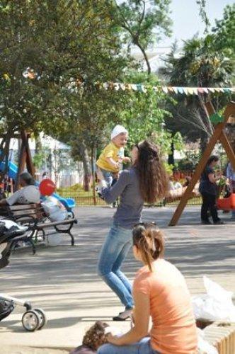 Selin Toktay çocuklarıyla 