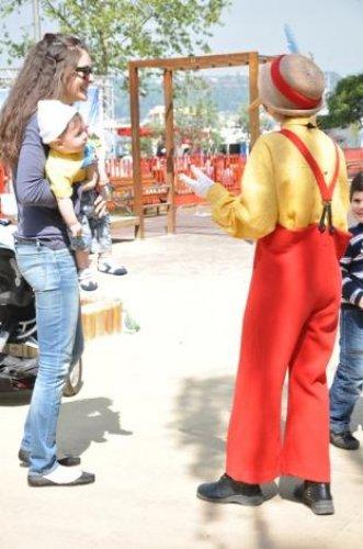 Selin Toktay çocuklarıyla 