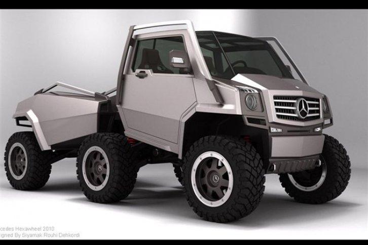 Böcek otomobil Mercedes Hexawheel - Resim 9