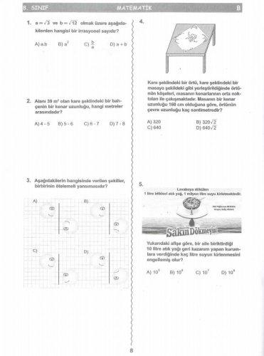 İşte SBS soruları