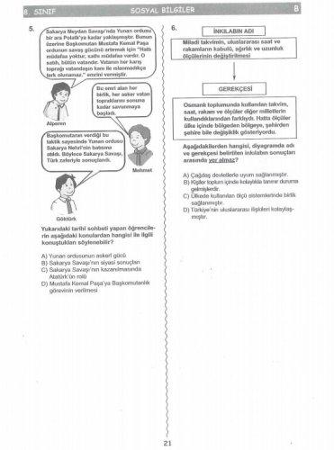 İşte SBS soruları
