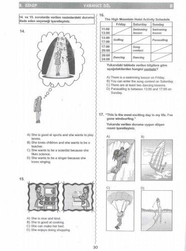 İşte SBS soruları