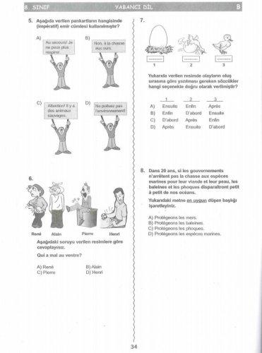 İşte SBS soruları