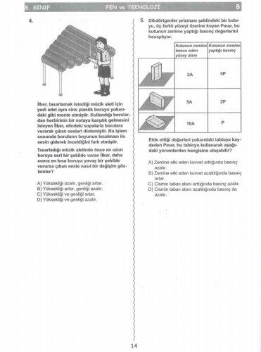 İşte SBS soruları
