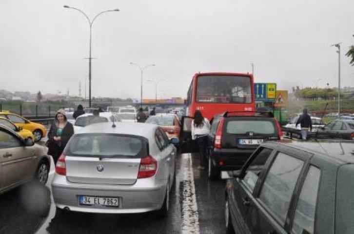 İstanbul'da sağnak yağış - Resim 35