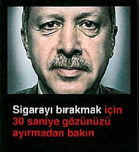 Sigarayı bıraktıran afişler