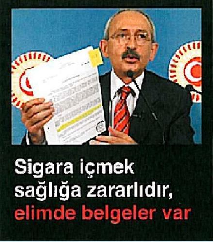 Sigarayı bıraktıran afişler