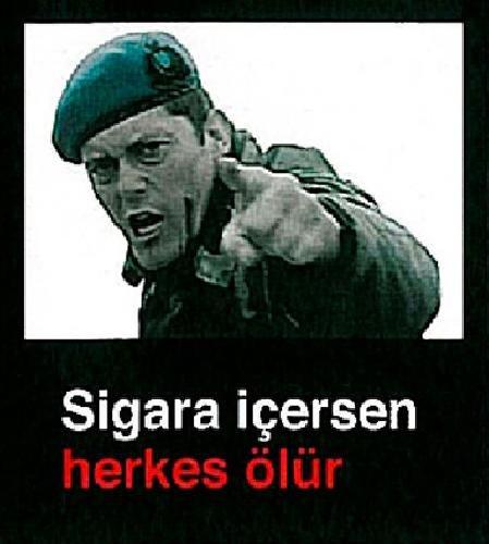 Sigarayı bıraktıran afişler