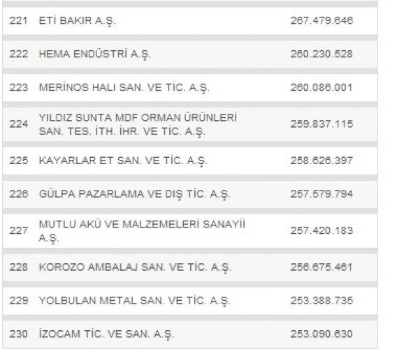 Türkiye'nin en büyük 500 şirketi - Resim 23