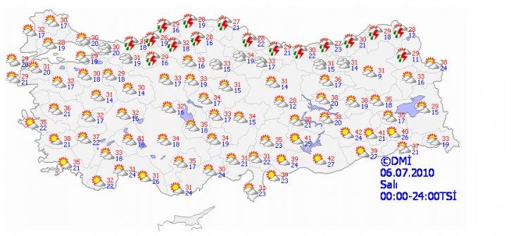 5-10 Temmuz hava tahmin raporu - Resim 2