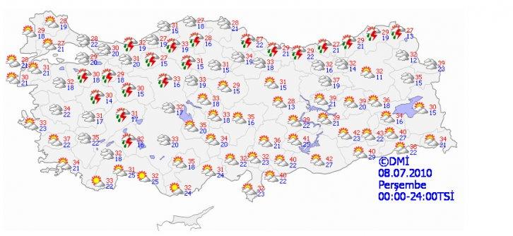 5-10 Temmuz hava tahmin raporu - Resim 4