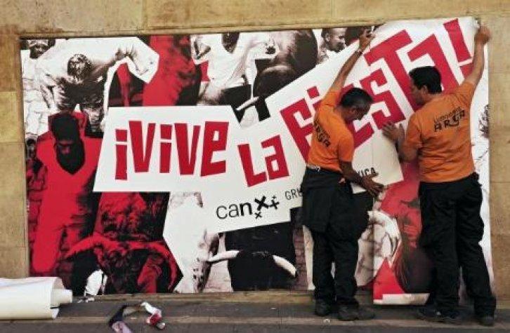İspanya'da San Fermin Festivali Çılgın Görüntüler - Resim 74