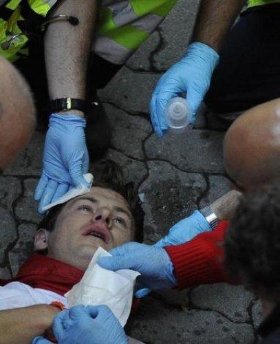 İspanya'da San Fermin Festivali Çılgın Görüntüler - Resim 72