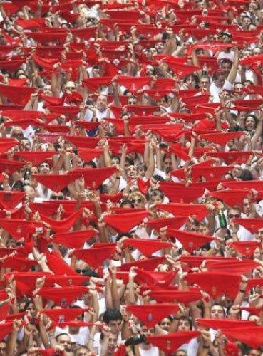 İspanya'da San Fermin Festivali Çılgın Görüntüler - Resim 171
