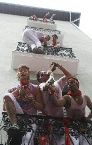 İspanya'da San Fermin Festivali Çılgın Görüntüler - Resim 165