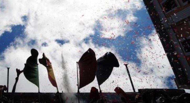 İspanya'da San Fermin Festivali Çılgın Görüntüler - Resim 14