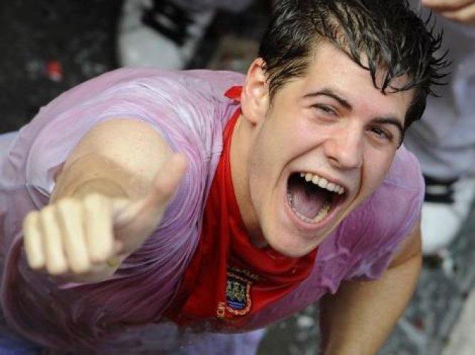 İspanya'da San Fermin Festivali Çılgın Görüntüler - Resim 137