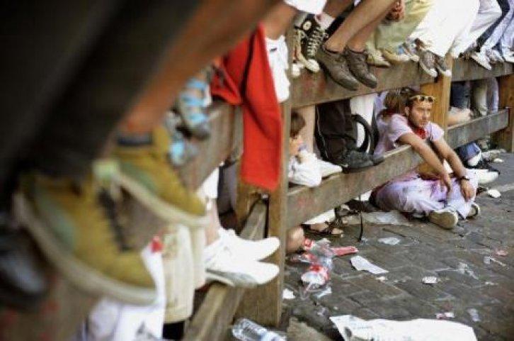İspanya'da San Fermin Festivali Çılgın Görüntüler - Resim 71