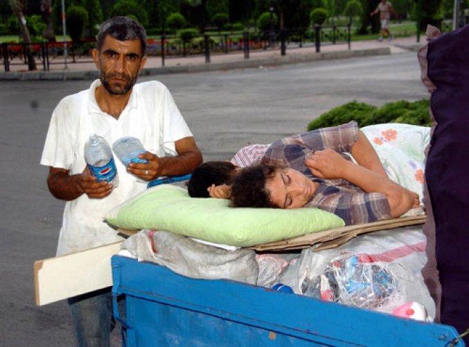 Üç tekerlekli tahta ev - Resim 2