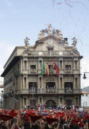 İspanya'da San Fermin Festivali Çılgın Görüntüler - Resim 163
