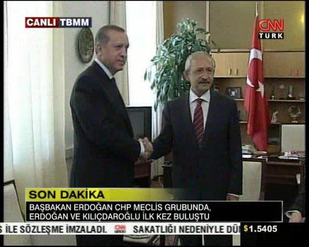 Erdoğan ve Kılıçdaroğlı buluşması 