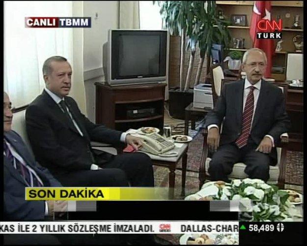 Erdoğan ve Kılıçdaroğlı buluşması 