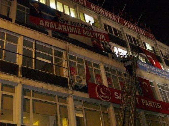 Aydın'da pankart gerginliği - Resim 6