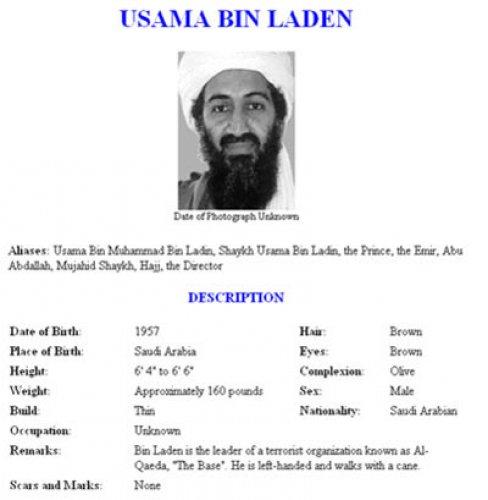 FBI'ın en çok arananlar listesi