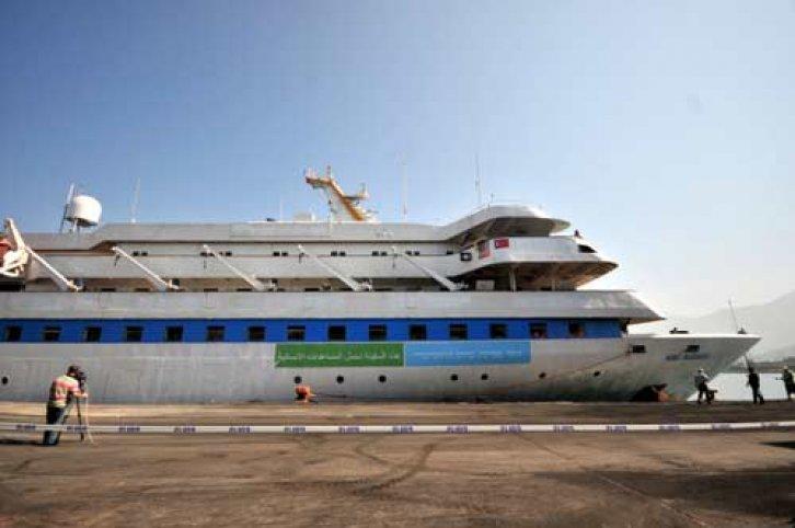 Mavi Marmara'da kanlı baskının izleri