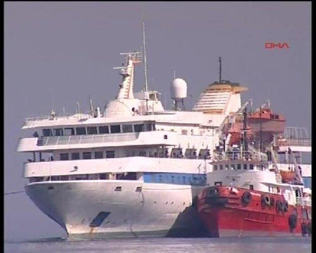 Mavi Marmara'da kanlı baskının izleri