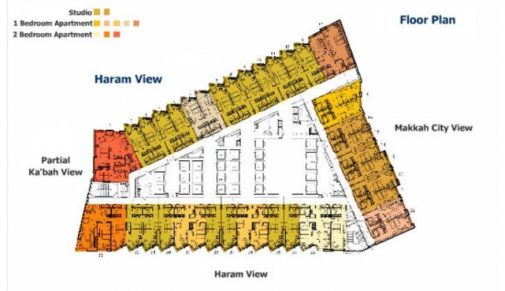 Kâbe manzaralı rezidans