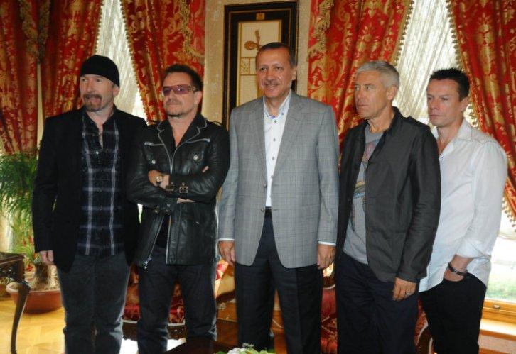 U2 Başbakan'la bir arada - Resim 4