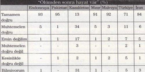 7 Müslüman ülkenin karşılaştırılması  - Resim 1