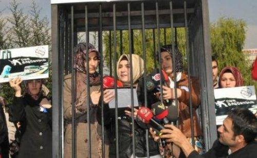Ankara'da başörtüsü eylemi - Resim 7
