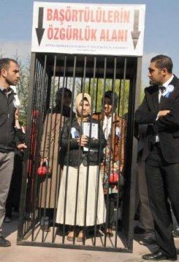 Ankara'da başörtüsü eylemi - Resim 14