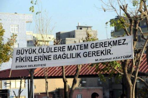 Şırnak Belediyesi Atatürk'ü böyle andı  - Resim 2
