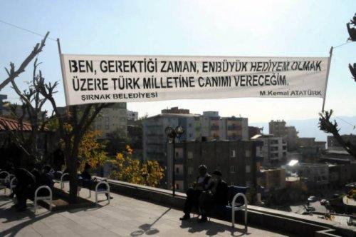 Şırnak Belediyesi Atatürk'ü böyle andı  - Resim 1