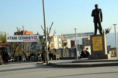 Şırnak Belediyesi Atatürk'ü böyle andı  - Resim 4