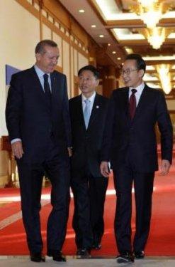 Erdoğan Güney Kore'de 