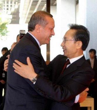 Erdoğan Güney Kore'de 