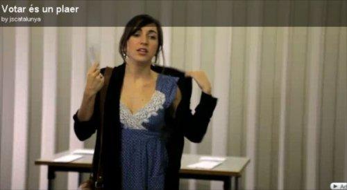 Orgazmlı seçim videosu